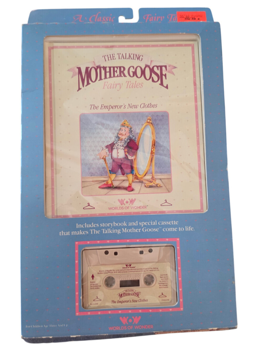 The Talking Mother Goose WOW Book Cassette Tape Emperors New Clothes